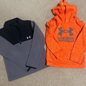 Under Armour Black and Vibrant Orange Apparel